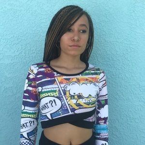 Graphic Crop Top